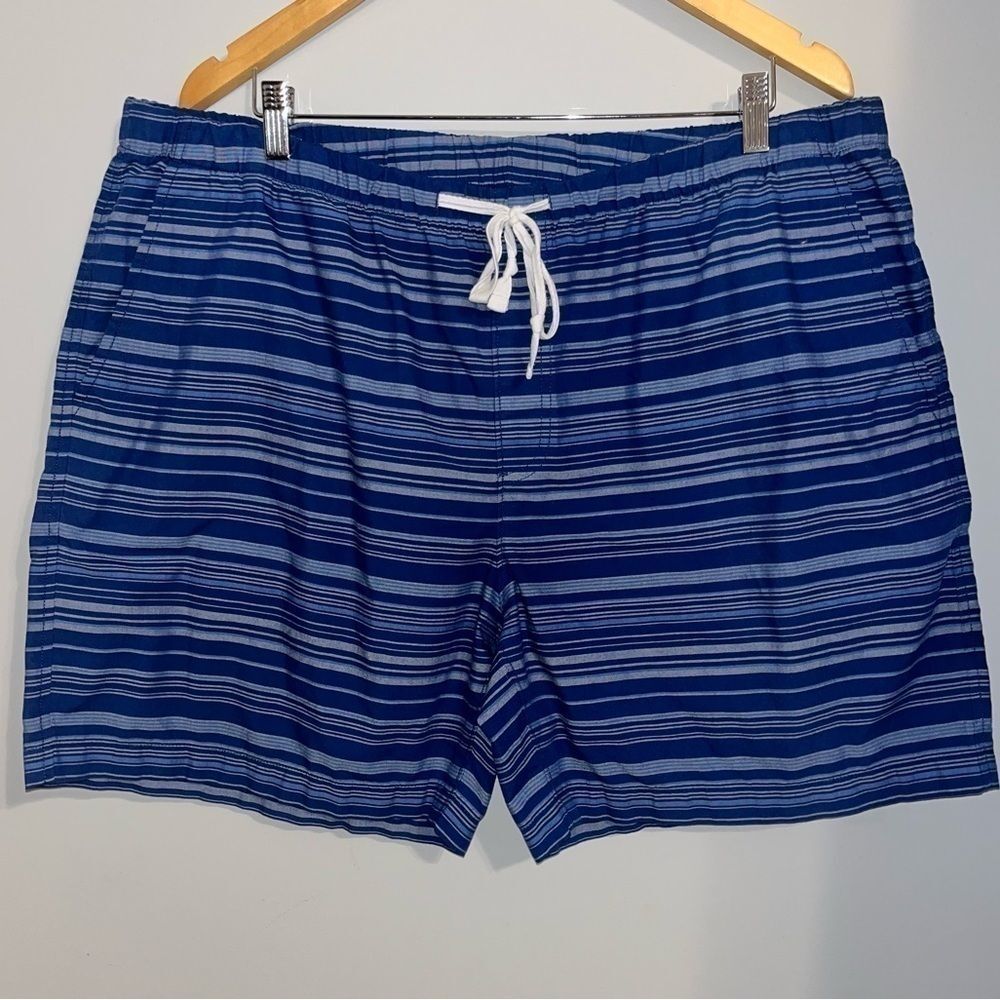 Blue striped Men’s Southern Tide polyester cotton shorts XXL